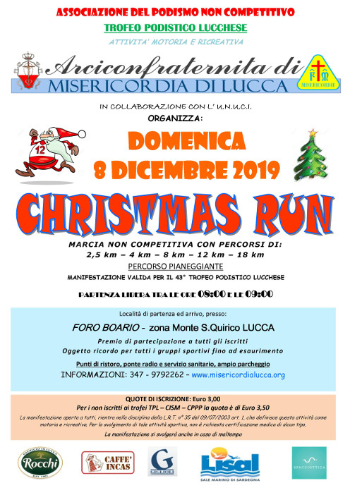 Christmas Run 19 Corri Per La Misericordia